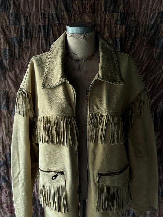 Vintage Western Fringe Jacket